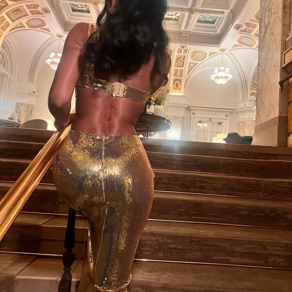 Gold Sequin dress